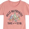 Girls' - Winnie the Pooh - Christmas Most Wonderful Time of the Year Fitted Short Sleeve Graphic T-Shirt - 2 of 4