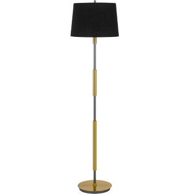 Cal Lighting 150W 3 way Ciudad metal two tone floor lamp