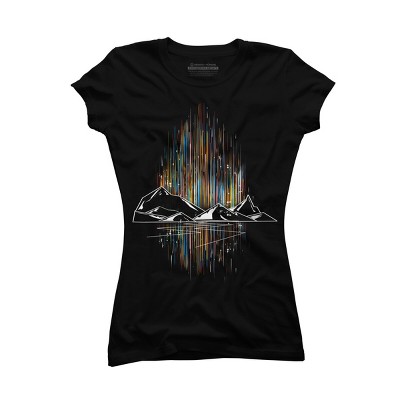 Junior's Design By Humans aurora By kharmazero T-Shirt