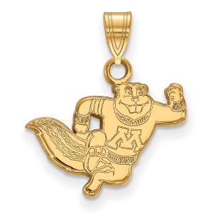 Black Bow Jewelry 10k Yellow Gold Minnesota Golden Gophers NCAA Small Pendant - 1 of 3