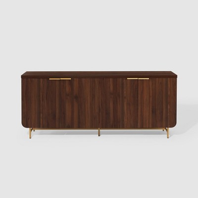 Modern 4 Door Fluted Sideboard - Saracina Home