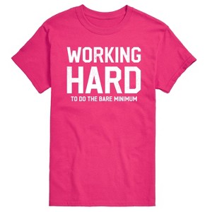 Men's - Instant Message - Working Hard Short Sleeve Graphic T-Shirt - 1 of 4