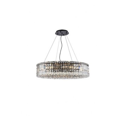 Elegant Lighting Maxime 18 - Light Chandelier in  Black