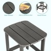 Sonkuki Patio HIPS Outdoor Adirondack Side Table - 3 of 4