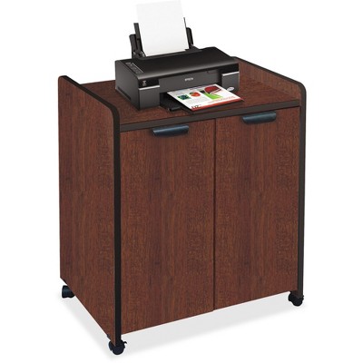 Mayline Laminate Utility Cabinet 27"x20"x31" Mahogany 2110MUMAHBLK