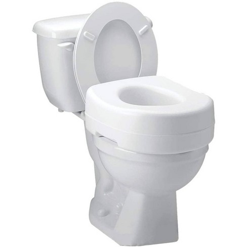 Carex Hinged Toilet Seat Riser (Elongated)