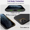 BONGEEK Compatible with iPhone 11 Pro Max Case,Ultra Slim Fit iPhone Case Liquid Silicone Gel Cover with Full Body Protection Anti-Scratch (Black) - 3 of 4