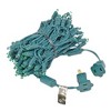 Novelty Lights LED Christmas String Lights Light Set 100 Mini Bulbs  (Green Wire, 34 Feet) - 2 of 4