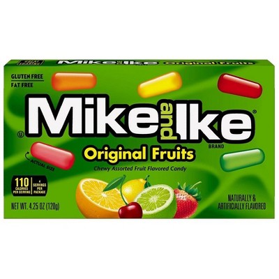 Mike and Ike Chewy Candy Original Fruits, 4.25 OZ