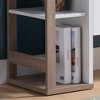 KTMBDW Modern Kitchen Buffet Organizing Cabinet with 4 Shelves, Kitchen Sideboard Buffet Cabinet with Door and Shelves for Kitchen Living Room, White - 3 of 4