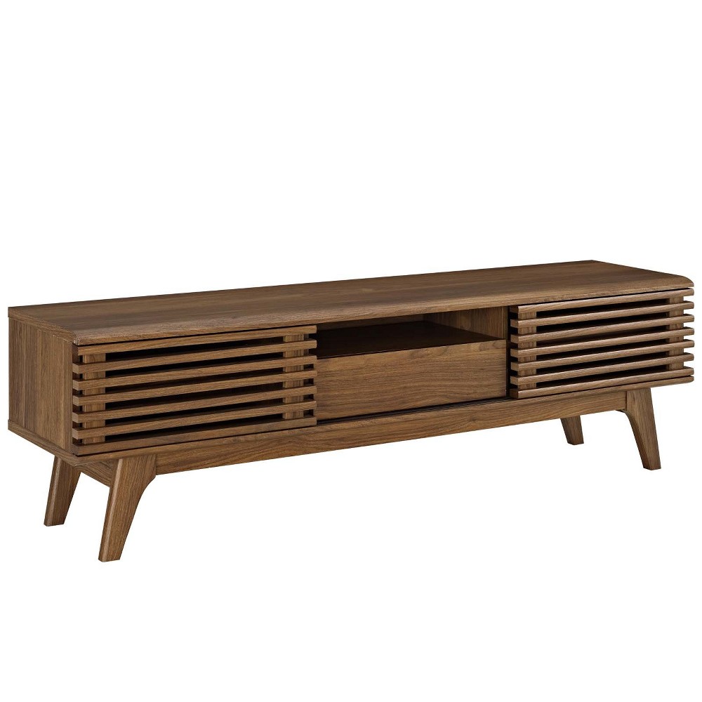 Render 59? TV Stand, Walnut