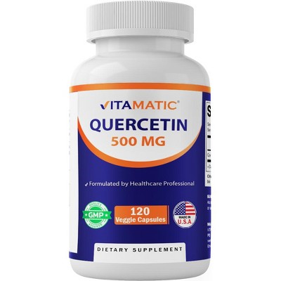 Quercetin 500 mg - 120 Vegetable Capsules