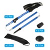 Unique Bargains Aluminum Alloy Collapsible Hiking Trekking Poles with Mud Baskets 2 Pcs - 3 of 4