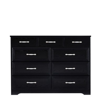 Bella Depot 47.56''W 9 drawer long dresser with antique handles