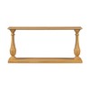 Console Table with Luxurious Pine Veneer and Vase-Shaped Tapered Legs, Modern Narrow Entryway Table for Living Room, Study, Foyer, or Bedroom - 3 of 4