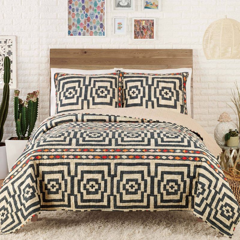Justina Blakeney for Makers Collective 3pc Hypnotic Quilt Set, 3 of 9