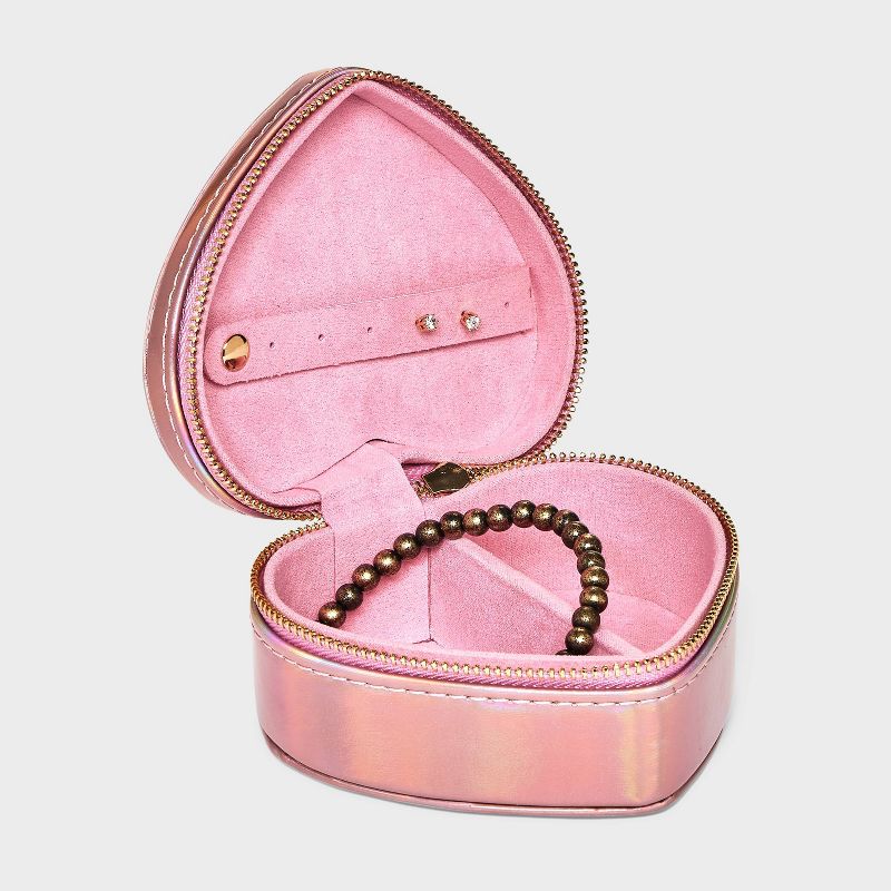 Shiny Heart Jewelry Organizer Box  - A New Day™, 2 of 5