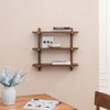 MH London Oliver 24" Mango Wood Wall Mounted Shelves - 4 of 4