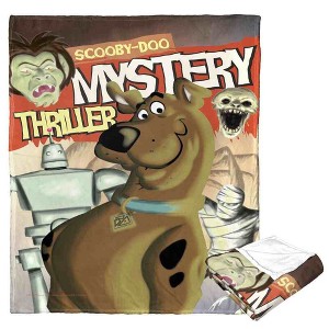 Warner Bros. Scooby-Doo Mystery Thriller Comic Silk Touch Throw Blanket 50x60 Inches - 1 of 4
