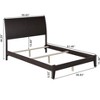 AFI Furnishings Portland Full Traditional Bed with Open Footboard and Turbo Charger in Espresso - 2 of 4
