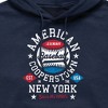 Men's - Instant Message - American Baseball Cooperstown Graphic Fleece Pullover Hoodie - 2 of 4