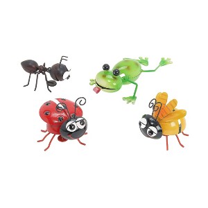 Ultimate Innovations 4pc Magnetic Garden Friends Assorted Insects Steel Animal Figurines - 1 of 1