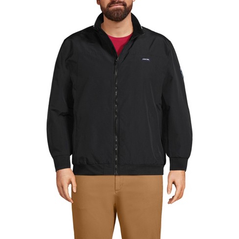 Lands End Men s Big Classic Squall Waterproof Jacket 4x Big Black Target