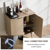 GlasFlength Decorative Storage Cabinets, Self-Serve Lockers Recessed Cabinets In Kitchen and Dining Room Entrance Cabinets - 4 of 4