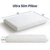 Dyonery Ultra Thin Cooling Memory Foam Pillow for Stomach & Back Sleepers – Low Profile, Washable Cover, Pressure Relief Support - 2 of 4