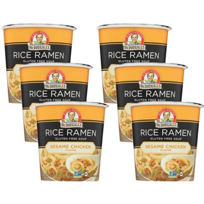 Dr. Mcdougall's Sesame Chicken Rice Ramen Soup - Case Of 6/1.3 Oz : Target