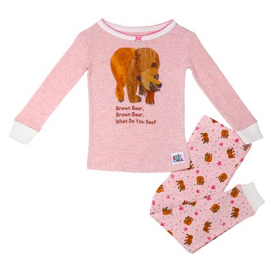 pink bear print