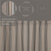 Grain Sack Charcoal Panel Set of 2 84x40 - 4 of 4