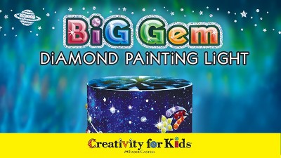  Gem Art Craft Kit for Kids – Light Up Diamond Painting Lamp  Gift Set for Creative Girls Ages 4-8, 6-8, 8-10, 5,6,7 Year Old : Toys &  Games