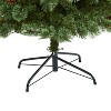 7ft. Pine Artificial Christmas Tree with 400 Clear LED Lights & Pine Cones – Classic Holiday X-Mas Display - 4 of 4