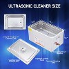 Digital Ultrasonic Cleaning Machine 5.8Gal/22L, Ultrasonic Cleaner Machine with Heater & Timer, 40kHz 8 Transducers, Total 980W - image 3 of 4