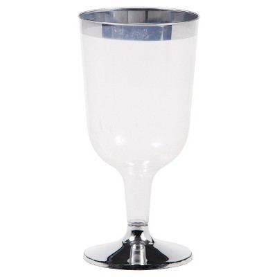 disposable plastic wine goblets