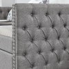 Twin Size Upholstered Daybed with Two Storage Drawers,Tufted Sofa Bed w/Button on Back for Bedroom Guest Room, No Box Spring Needed - 4 of 4