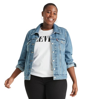 plus size levi jean jacket