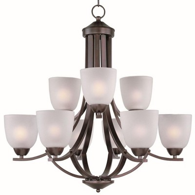 Maxim Lighting Axis 9 - Light Chandelier in  Oil Rubbed Bronze