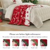 Amelie Home Chenille Knit Throw Blanket, Reversible Christmas Pattern, Cozy Holiday Decor Gift for Bed & Couch - 4 of 4