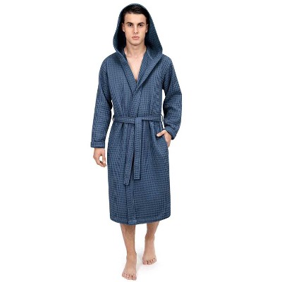 Togas Julio Blue Waffle Bathrobe