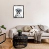 Stupell Industries Hipster Boxer Dog Floating Frame Canvas Art, Black, 25" x 31" - 3 of 4