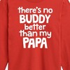 Boys' - Instant Message - No Buddy Like Papa Long Sleeve Graphic T-Shirt - 2 of 4