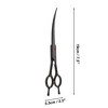 Unique Bargains Upper Bend Shears Dog Grooming Scissors 7.5inch 1 Pc - 4 of 4
