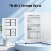 ZAFRO Mini Freezer, 2.3 Cu.ft Small Upright Freezer with Handle, Removable Shelves, Adjustable Thermostat, Low Noise for Bedroom, White - 3 of 4
