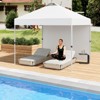 Pop Up Canopy Tent, 10 x 10 Outdoor All Season Waterproof Sun Shade with Wheeled Bag for Parties Events Camping - 3 of 4