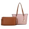 MKF Collection Malay Vegan Leather Women’s Tote Bag with Cosmetic Pouch by Mia K - 2 of 4