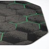Anji Mountain 36"x48" Kaleidoscope Gaming Rug'D Chair Floor Mat Green: PVC Backed, Skid-Resistant, Indoor Use - 2 of 4