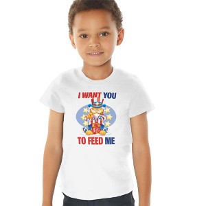 Toddler Boys' Garfieldi Want You T-Shirt White - 1 of 4