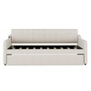 Whisen Upholstery Daybed with Erectable Trundle and USB Charging Design - 4 of 4